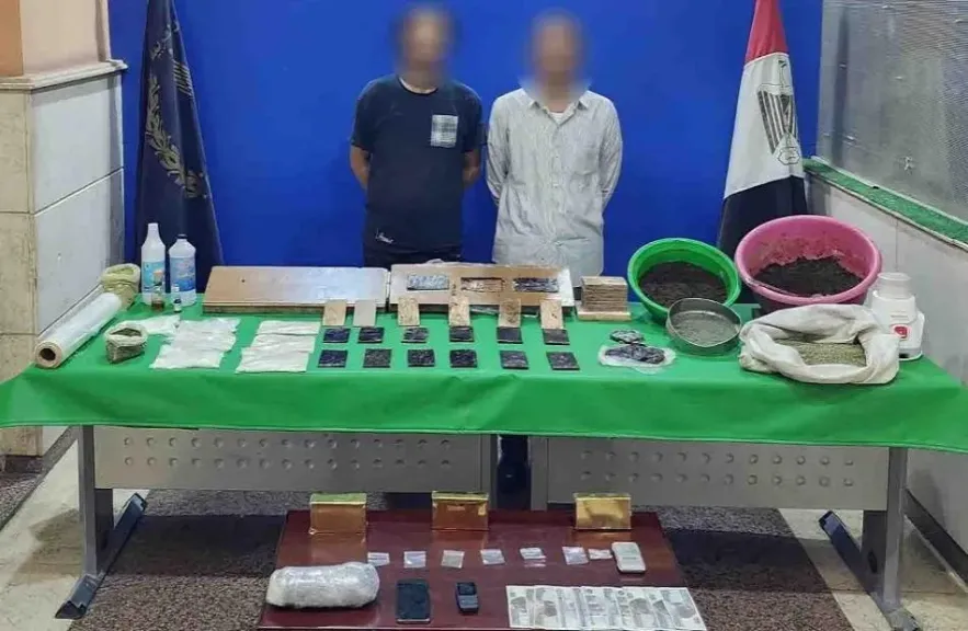 المتهمان والمضبوطات
