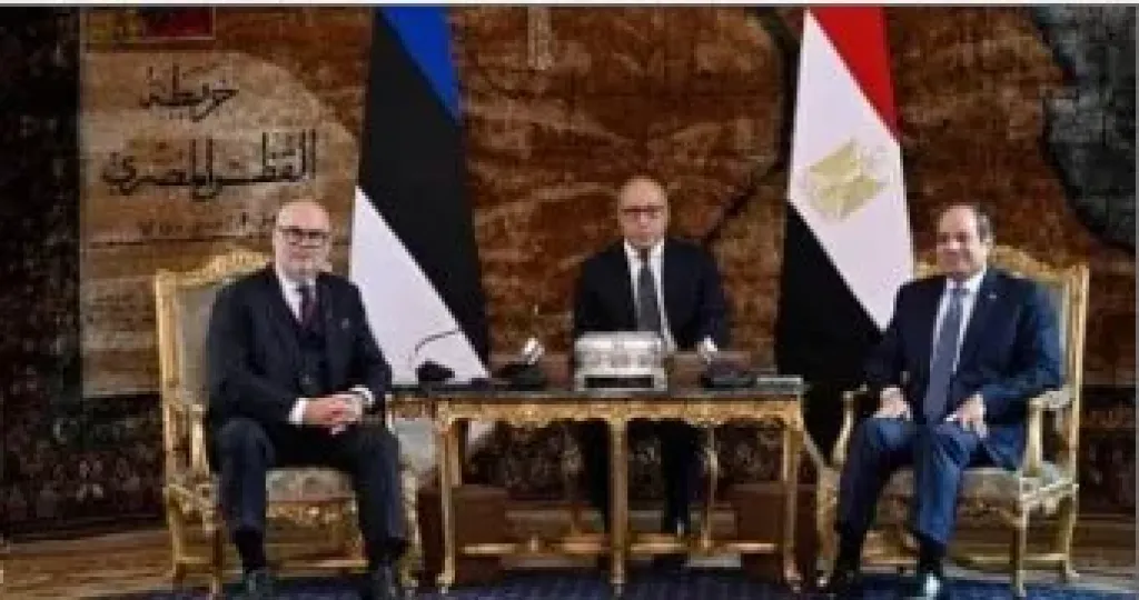 رالرئيس السيسي مع نظيره الأستوني