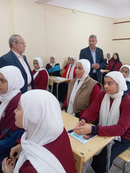 جانب من الزيارة 