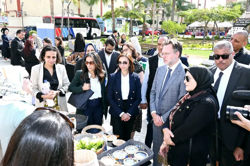 جانب من الزيارة 