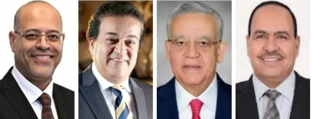 قورة وجبالى وعبد الغفار وجبران