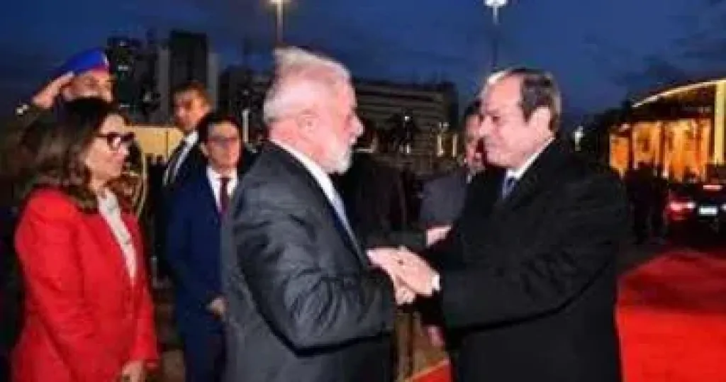 الرئيس السيسى ولولا دي سيلفا