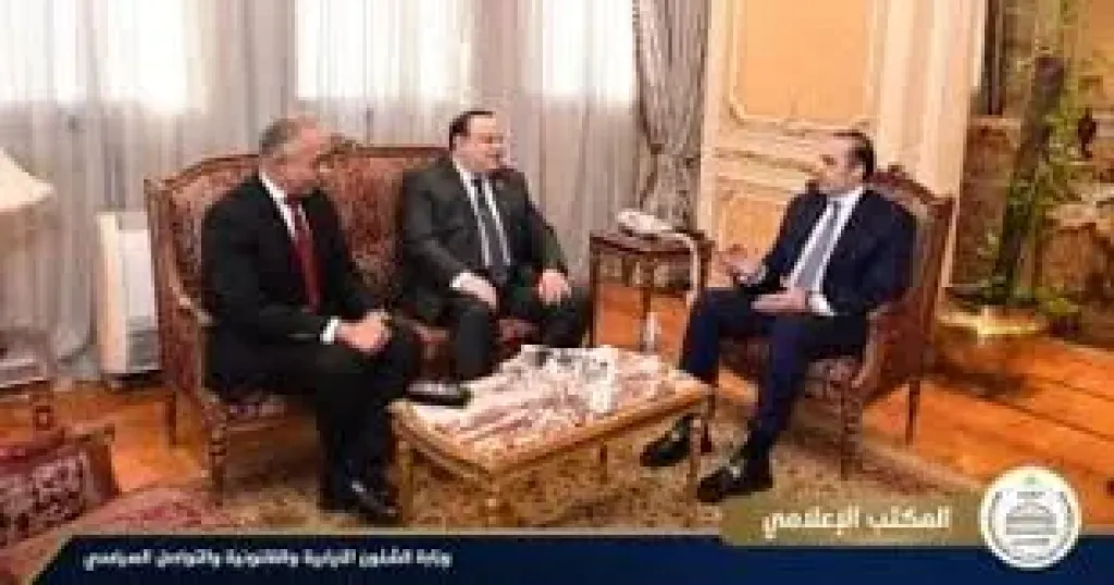 محمود فوزى يستقبل رئيس الوطنية للانتخابات 