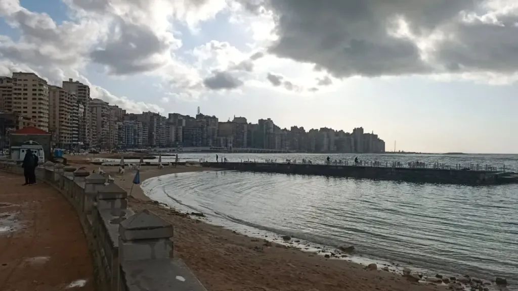 أمطار رعدية في الإسكندرية
