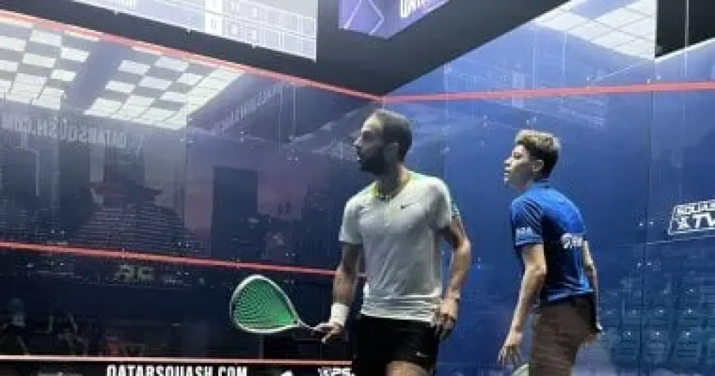 محمد ابو الغار لاعب الاسكواش