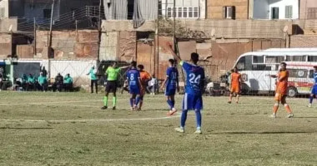 جانب من المباراة