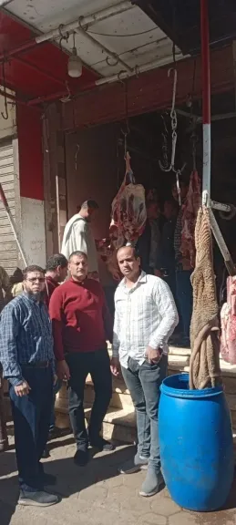 اثناء ضبط اللحمه