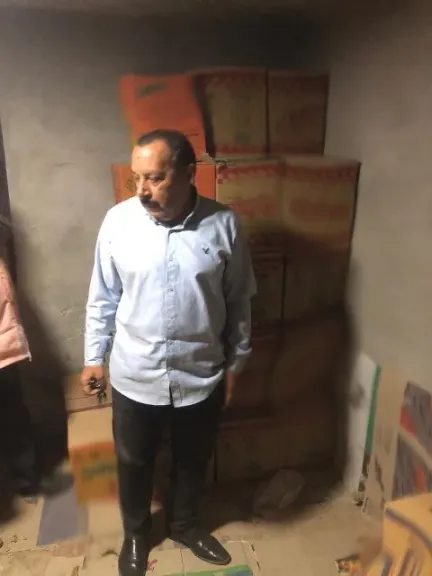 جانب من المضبوطات 