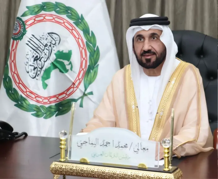 محمد أحمد اليماحي" رئيس البرلمان العربي