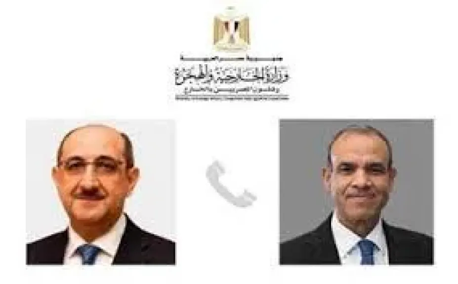 وزير الخارجية ونظيره السوري