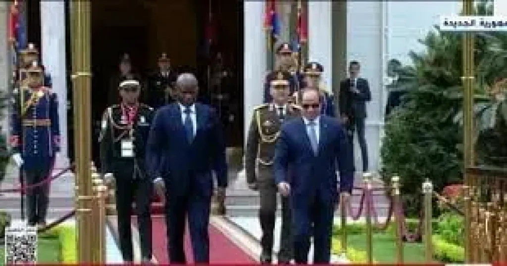 السيسي ورئيس الجابون