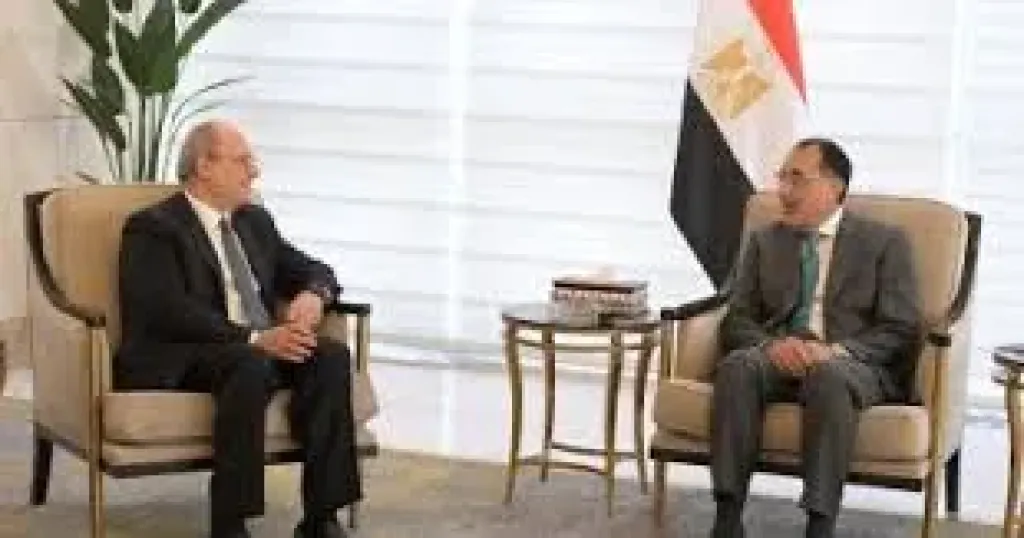 رئيس الحكومة يلتقى نائب رئيس الوزراء اللبنانى