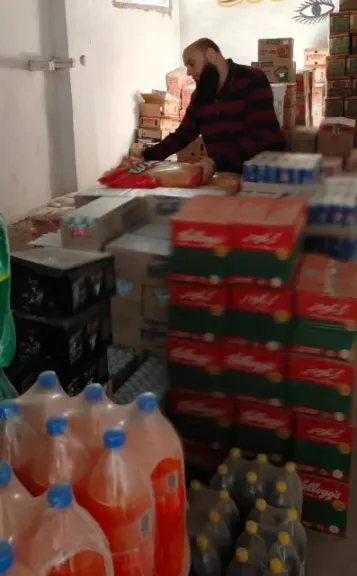 جانب من القافلة