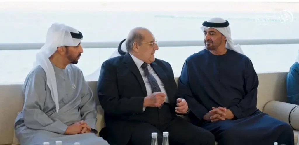 لقاء رئيس الإمارات ورئيس مجلس الشيوخ 