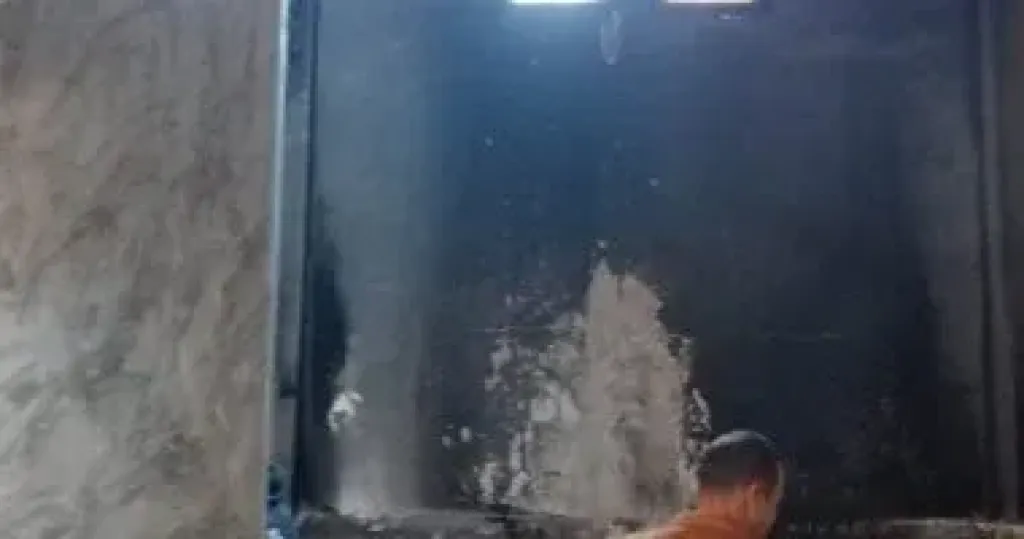السيطرة على حريق مسجد بنى سويف