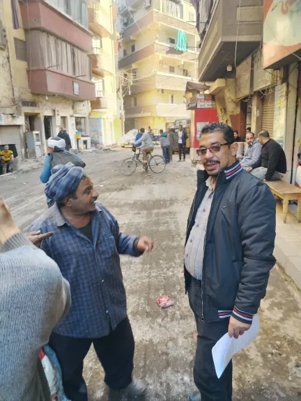مهندس اسامه مديرالمشروع الرصف