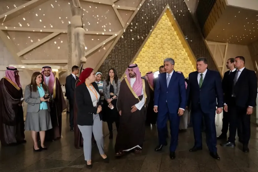 جولة الوزراء في المتحف المصري الكبير 
