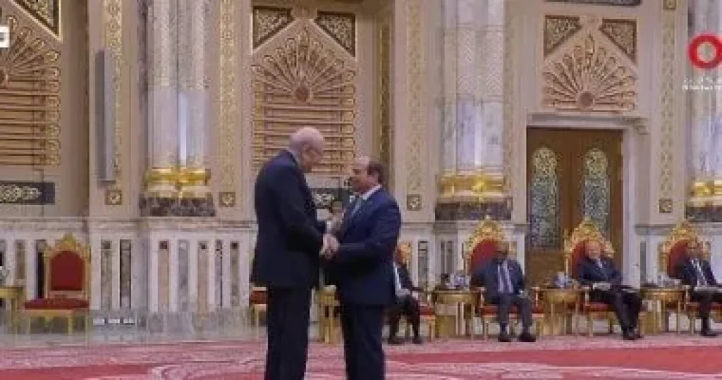 الرئيس السيسى يستقبل نجيب ميقاتي