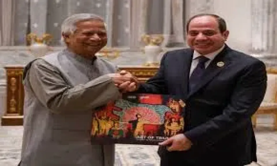 الرئيس السيسى ورئيس حكومة بنجلاديش