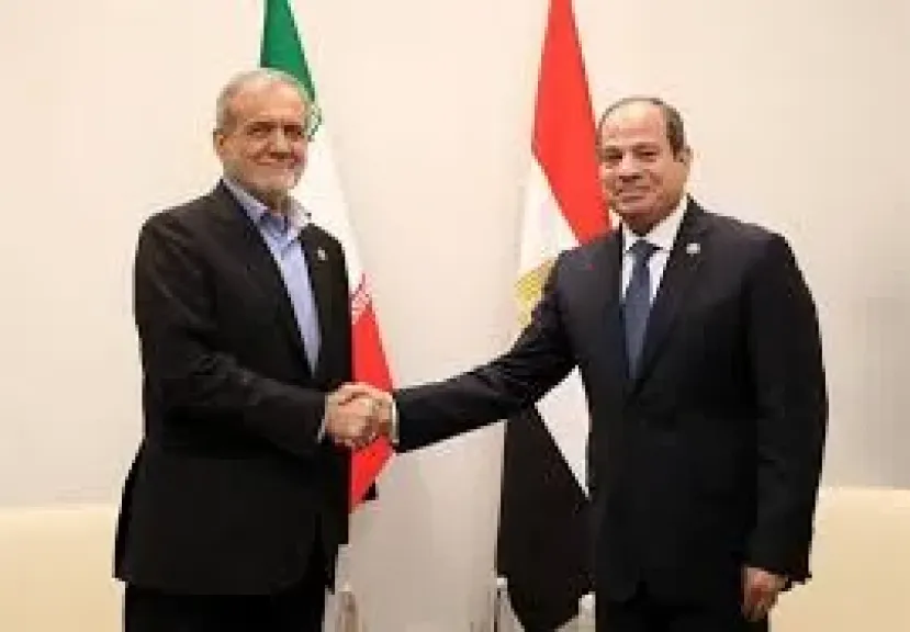 الرئيسان السيسي وبزشكيان