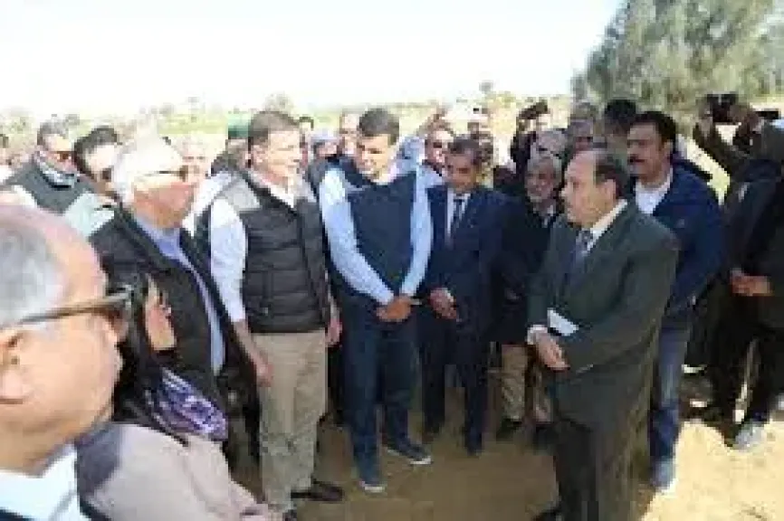 ‫وزراء الزراعة والتخطيط والري
