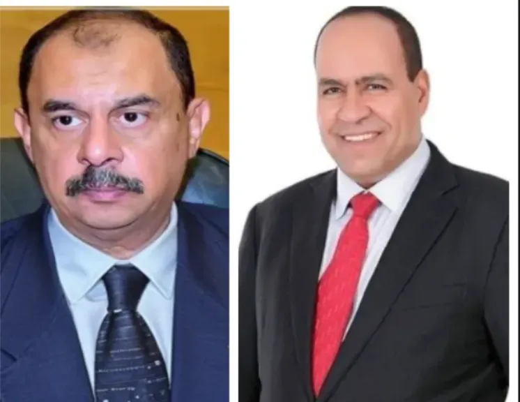 النائب أحمد قورة ومحافظ سوهاج