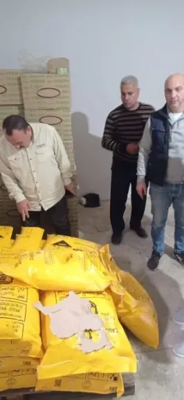 جانب من المضبوطات 