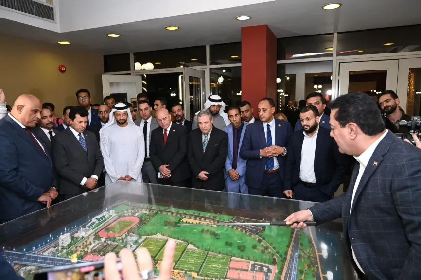 جانب من الجولة التفقدية  بمركز التنمية الشبابية بالجزيرة