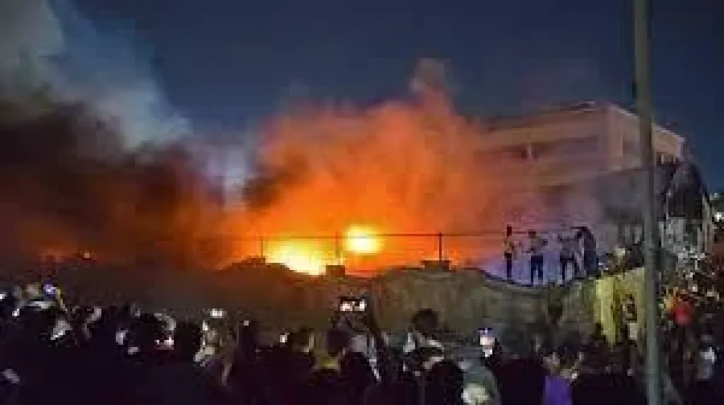 حريق بالصين