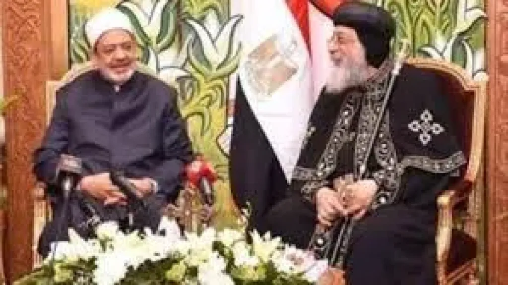 شيخ الأزهر  والبابا تواضروس