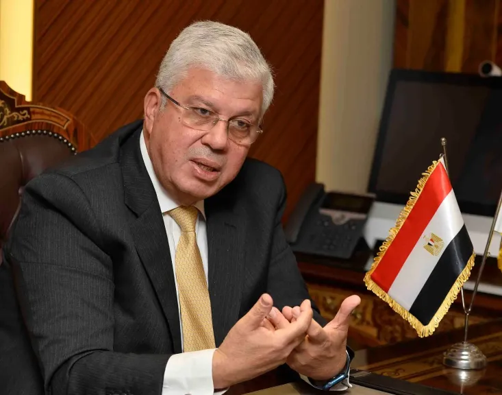 الدكتور ايمن عاشور وزير التعليم العالى والبحث العلمى 