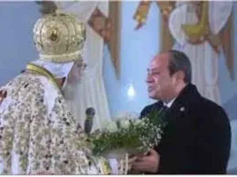 السيسي و البابا تواضروس 