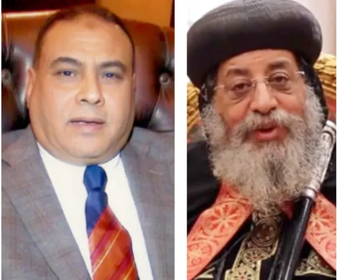 البابا تواضرس والمستشار محمد سليم