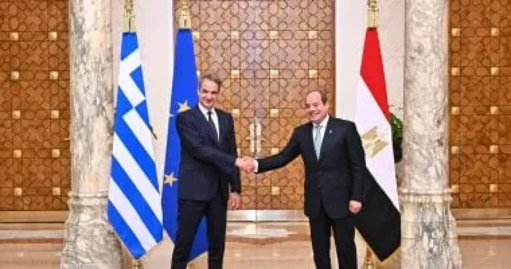 الرئيس عبد الفتاح السيسى ونظيره القبرصى