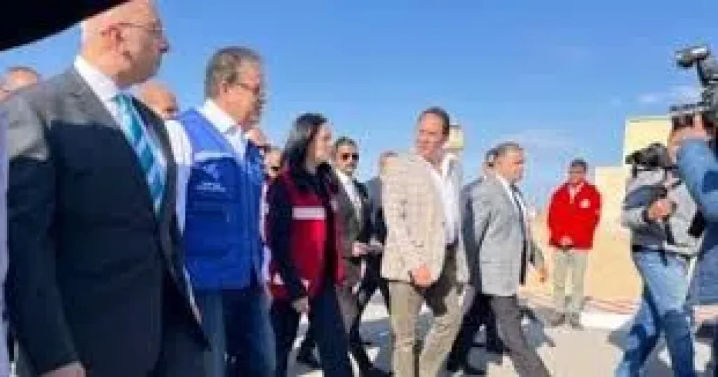وصول وزيرى الصحة والتضامن للعريش