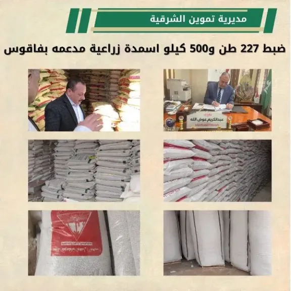 جانب من المضبوطات