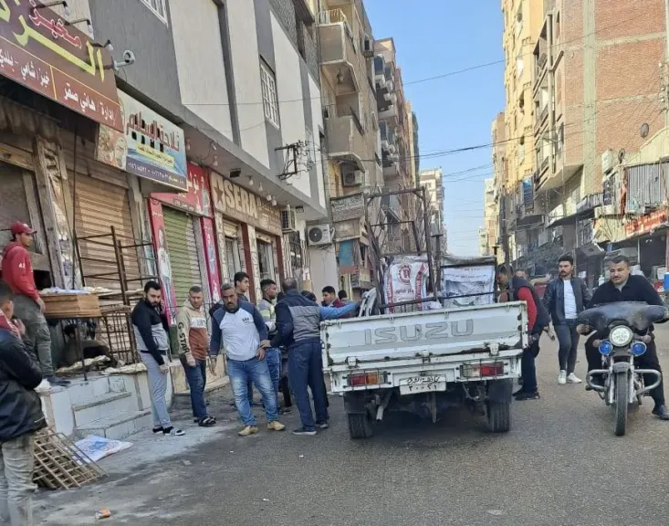جانب من الاشغالات 