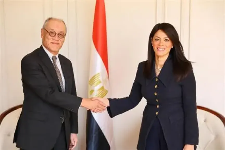 سفير اليابان والوزيرة رانيا المشاط