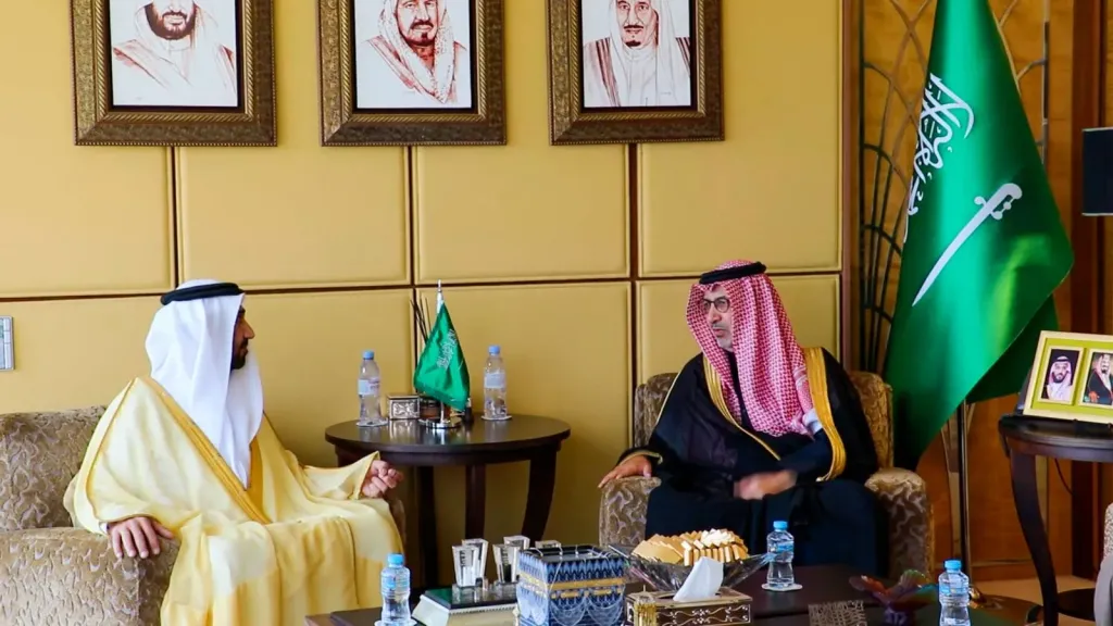رئيس البرلمان العربي وسفير السعودية