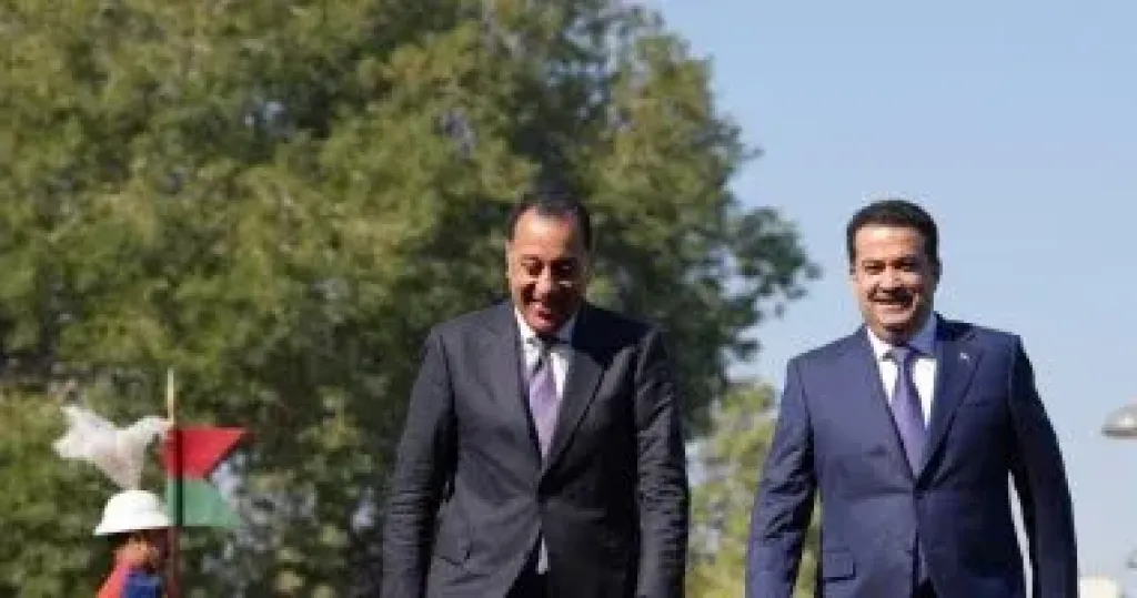 شياع السوداني يستقبل رئيس الوزراء المصري في بغداد