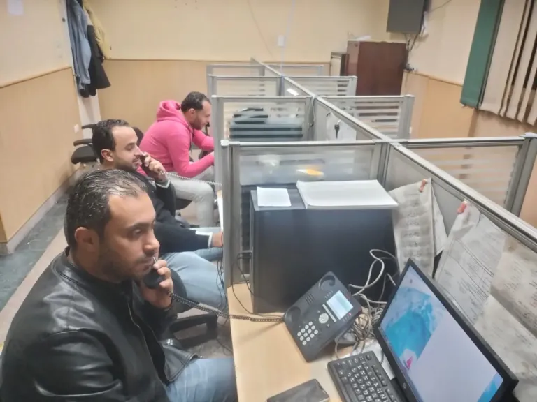 جانب من استقبال الاشارات بالمرضى 