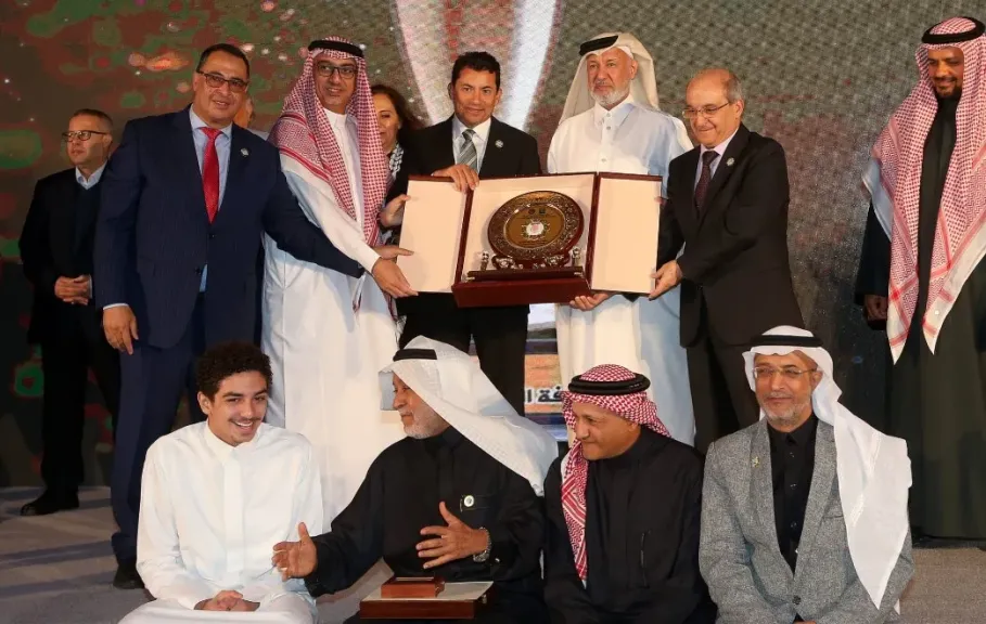 جانب من االمؤتمر  الثانوي الخامس للثقافة الرياضية العربية 