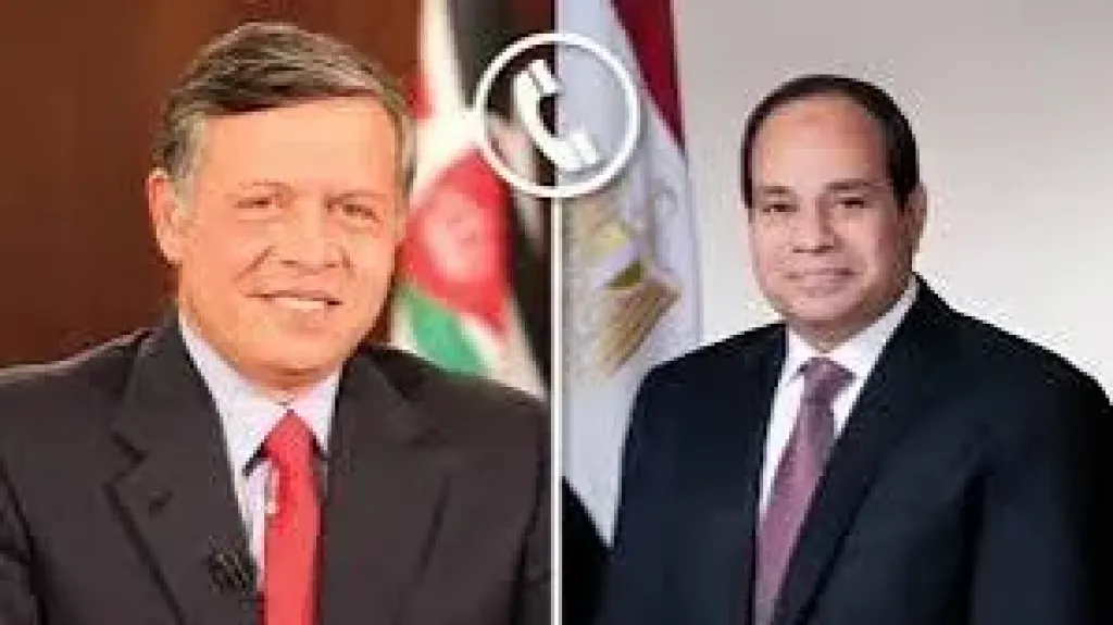 الرئيس السيسى وملك الأردن