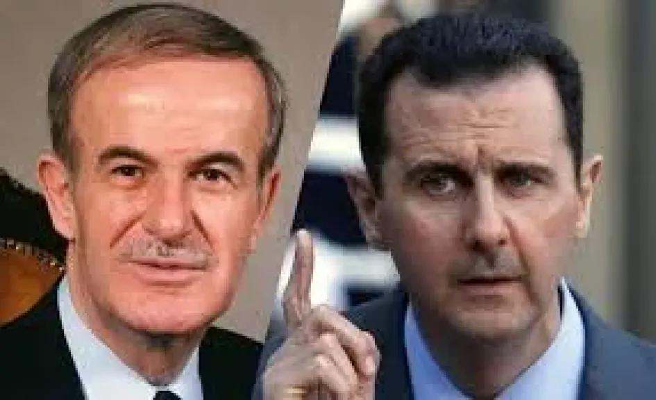حافظ وبشار الأسد