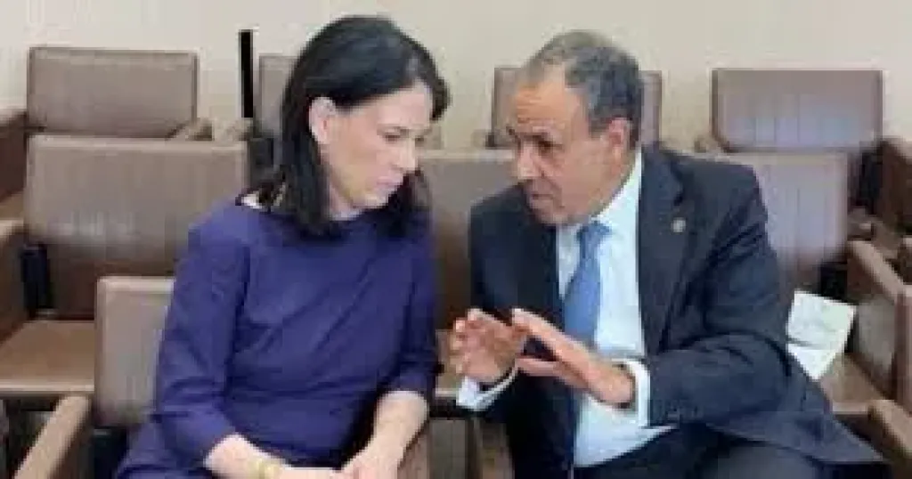 وزير الخارجية يلتقى مع أنالينا بيربوك وزيرة خارجية ألمانيا 