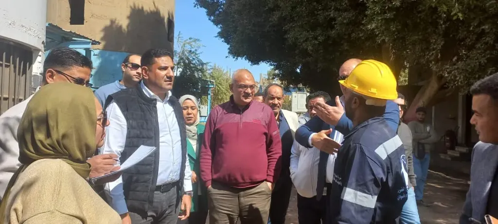 إسكان النواب تتفقد محطة مياة الشرب