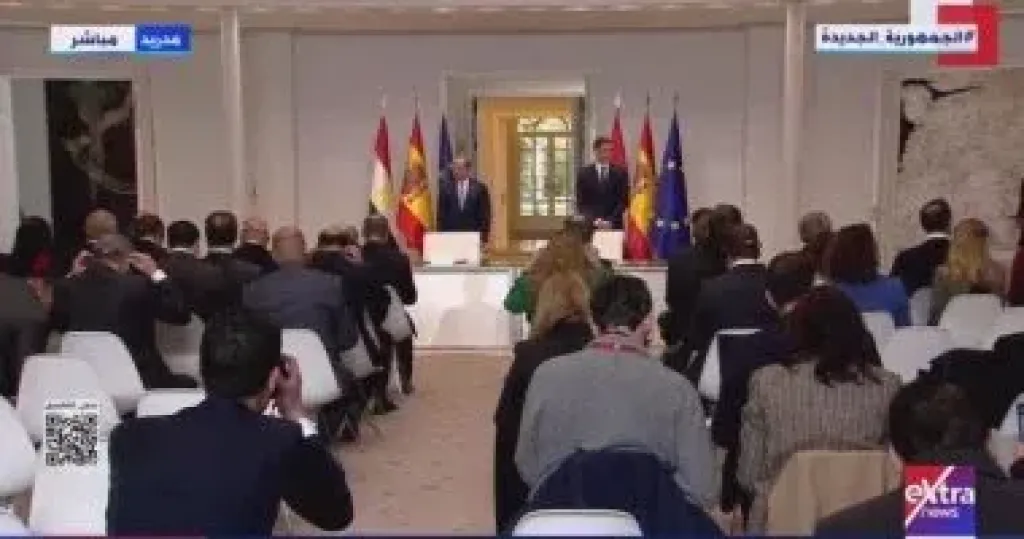 الرئيس السيسى ورئيس وزراء إسبانيا
