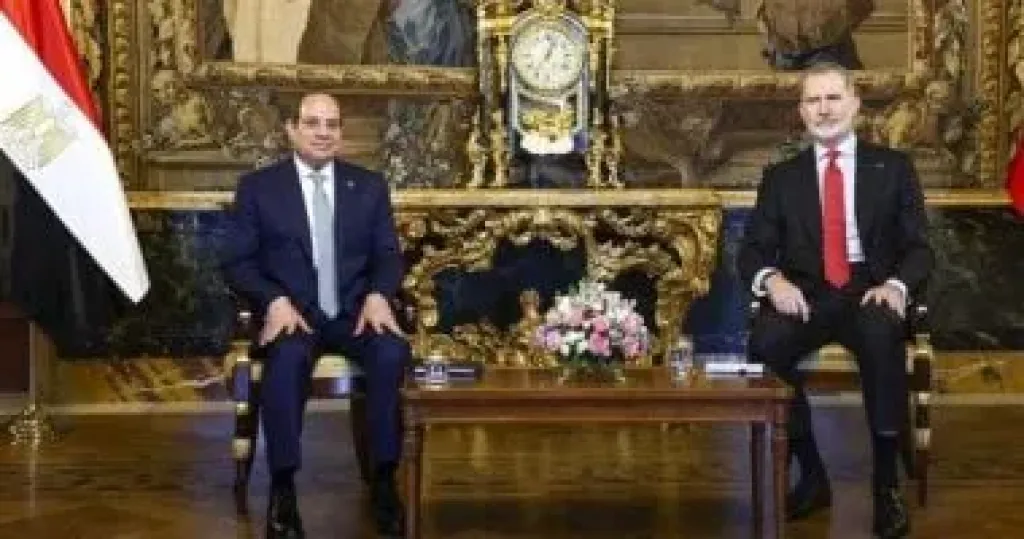 الرئيس السيسى فى مدريد