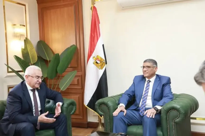 محافظ الجيزة وسفير اذربيجان
