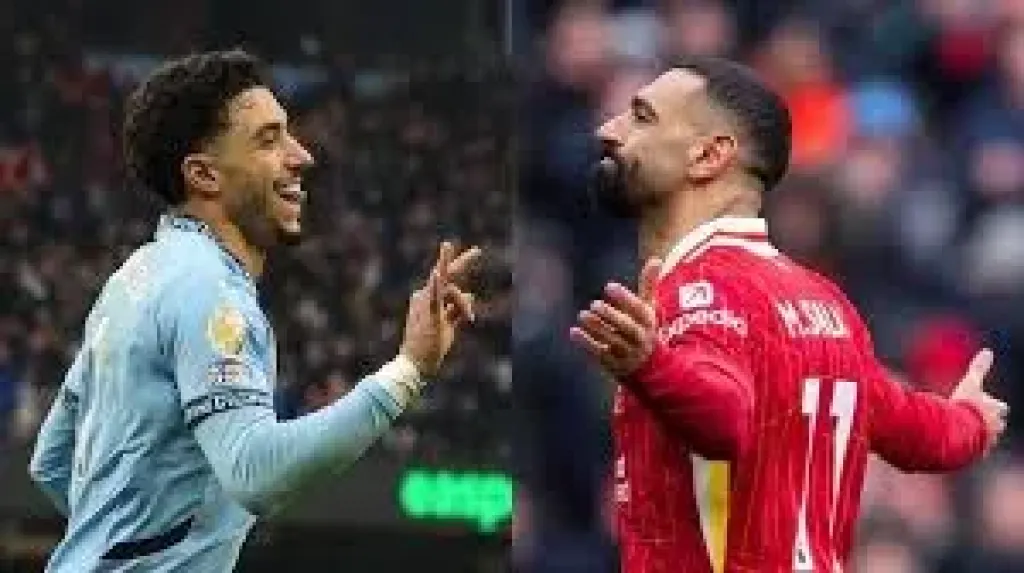 مرموش وصلاح خلال المباراة